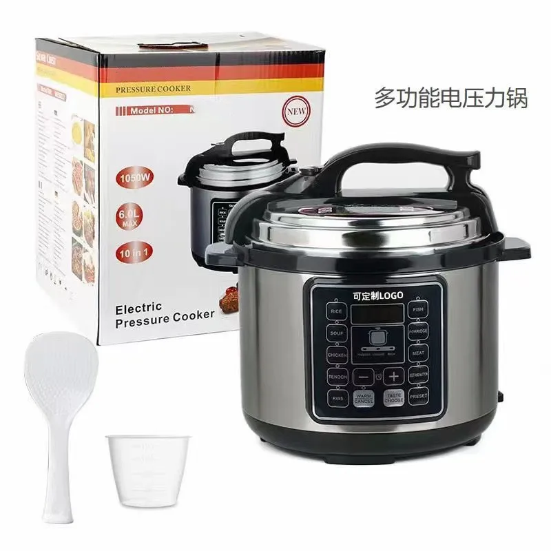 High Quality Commercial Or Household Electric Pressure Cooker Stainless Steel Multi 6L rice cooker