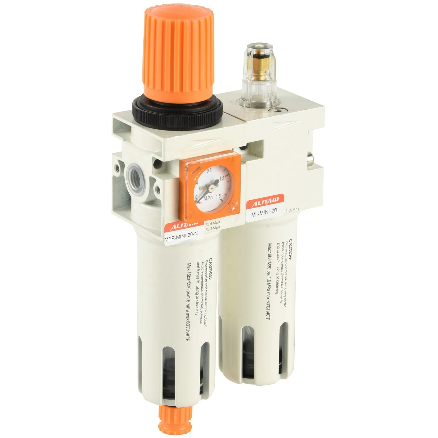 ALitair Air Compressor FRL Units Air Filter Regulator Lubricator Air Source Treatment Unit