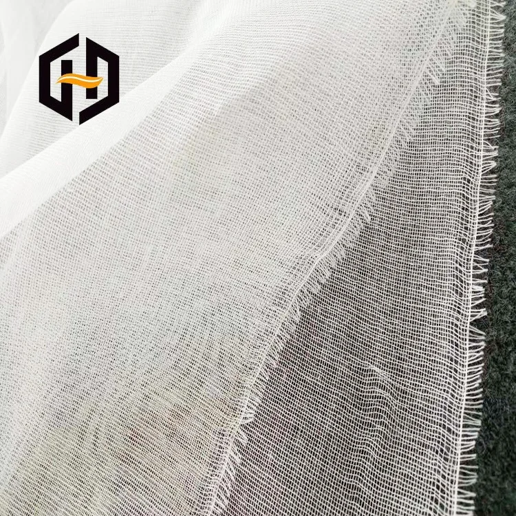 Industrial mesh light weight non-woven warp knit grey fabric using for duct tape