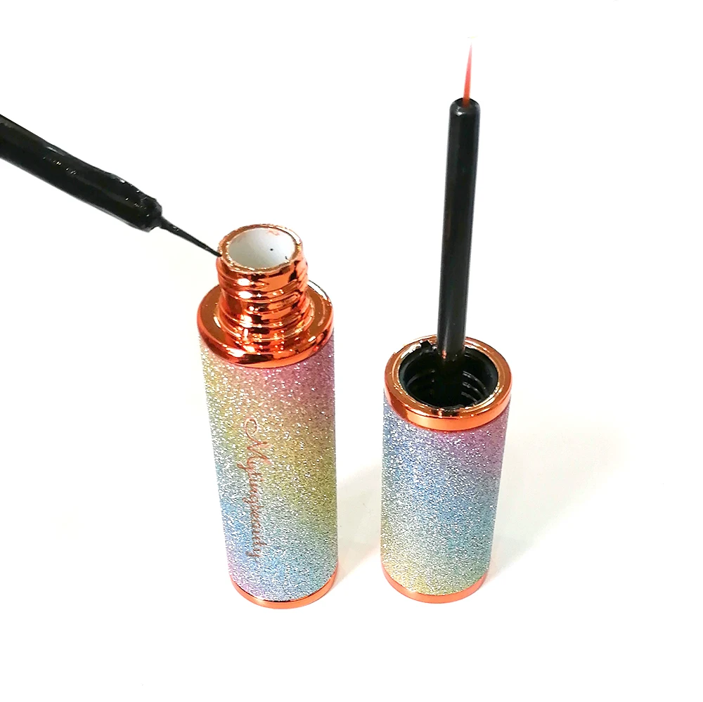 Подводка для глаз Muting из норки, магнитная подводка для глаз, оптовая продажа, сделайте свой собственный бренд, пустая жидкая подводка для глаз в бутылке