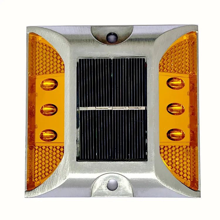 Aluminium LED Cat Eye Reflective Light Solar Road Studs Wired