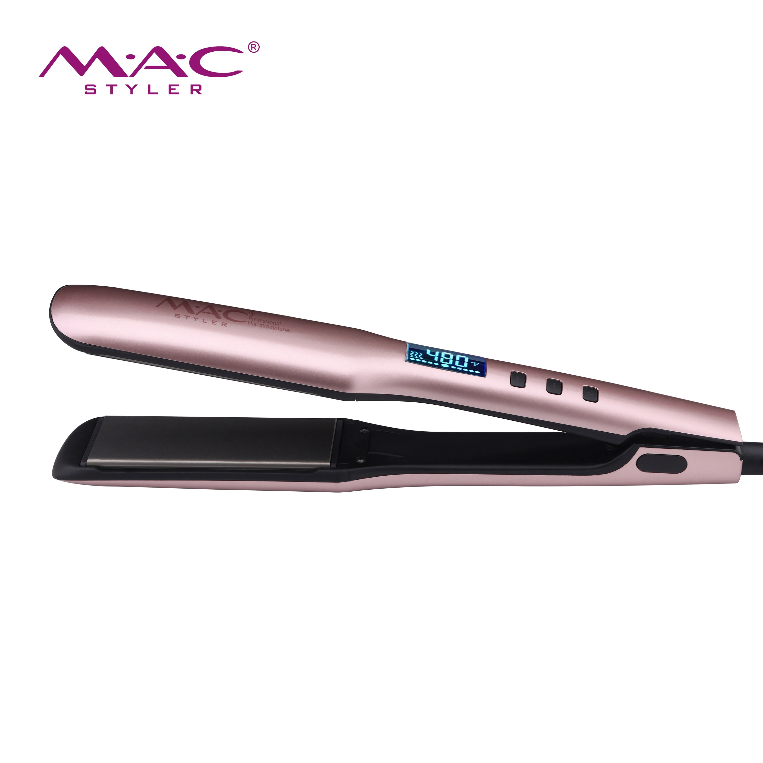 Wholesale Profesional Lcd Display Hair Flat Iron Plancha De Cabello Profesional Custom Titanium Hair Straightener
