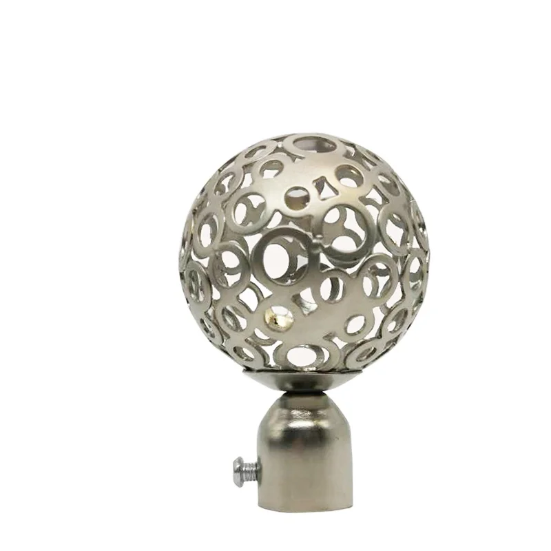 China factory direct sale cheap window office decoration bird cage curtain rod finial accessory