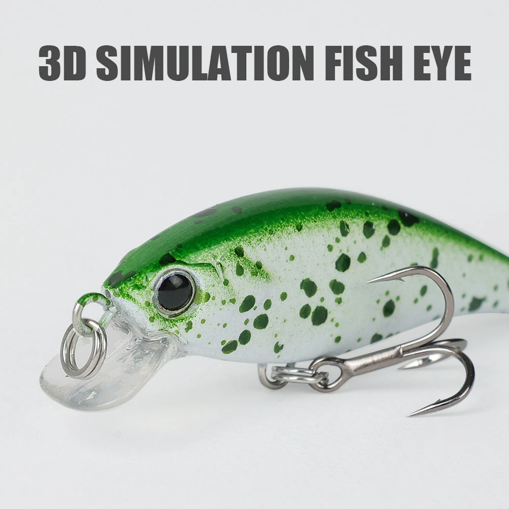 New Type 52mm 3.8g Minnow Sinking Artificial Bait Long-distance Fishing Hard Bait