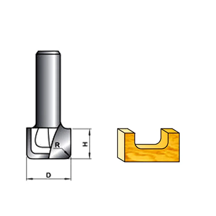 FHC 16 Bowl & Tray Bit Router Bits for Wood Woodworking Wood Milling Cutter