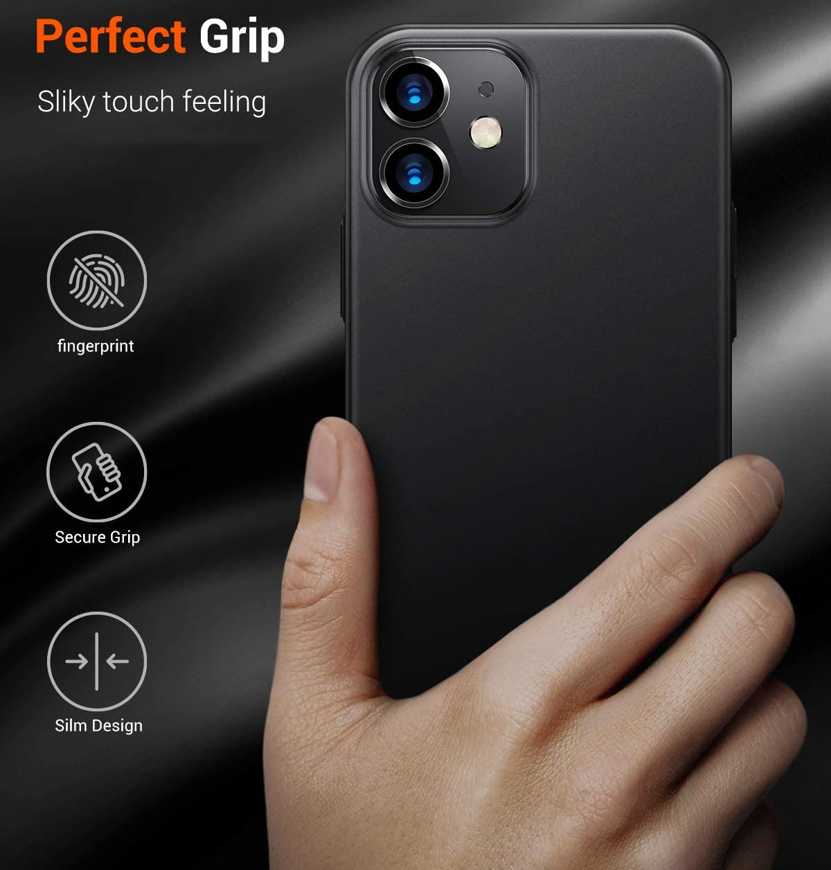 шелковистый мягкий Сенсорный Жесткий пластиковый металлический матовый защитный чехол для iPhone 12 Pro