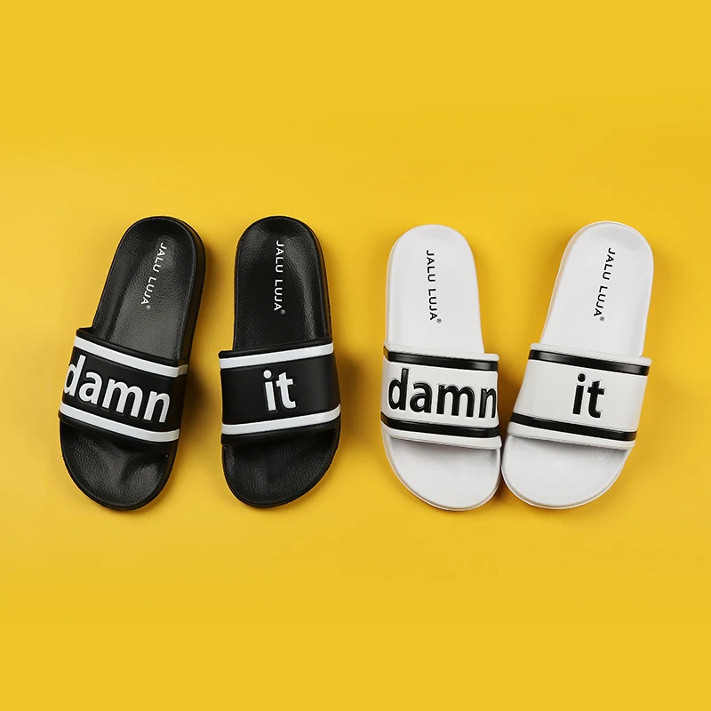 Домашние тапочки на заказ, женские пляжные сандалии, дизайнерские мужские шлепанцы, роскошные женские шлепанцы на плоской подошве