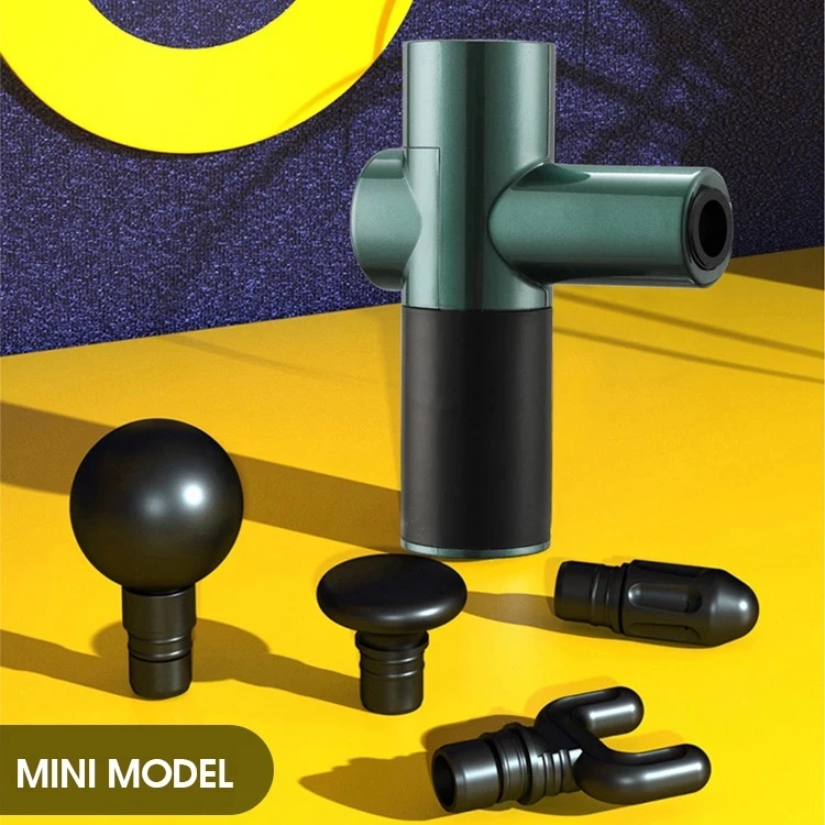 Custom Handheld Portable Quiet Brushless Motor Muscle Gun Massager Deep Tissue Cordless Fascia Mini Massage Gun Machine