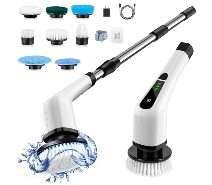 Low Price Bathroom Bathtub Electric Cleaning Brush Rotary Scrubber