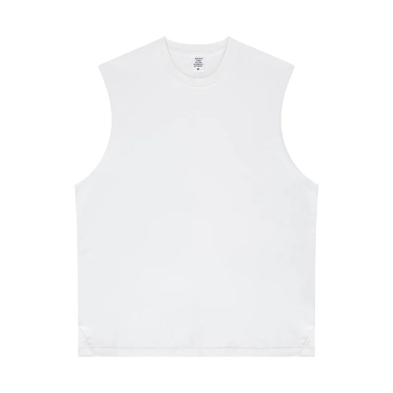 New Arrivals Wholesale Cotton Vintage Distressed Sleeveless T-shirt Tshirts Oversized Men Washed Vest Tank Tops