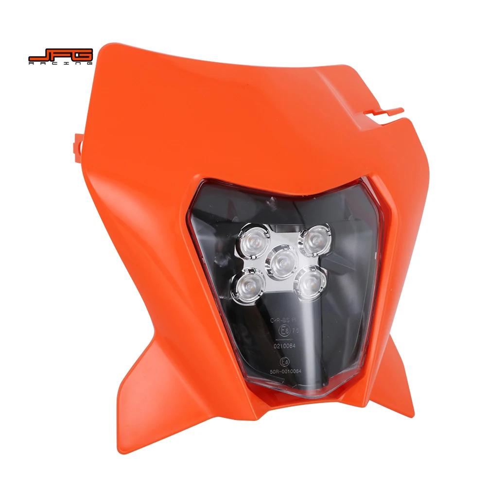 JFG Racing Indicator LED Turn Light Motorcycle Clear Black white Orange headlights Sport Bike  Signal Thread  for ktm