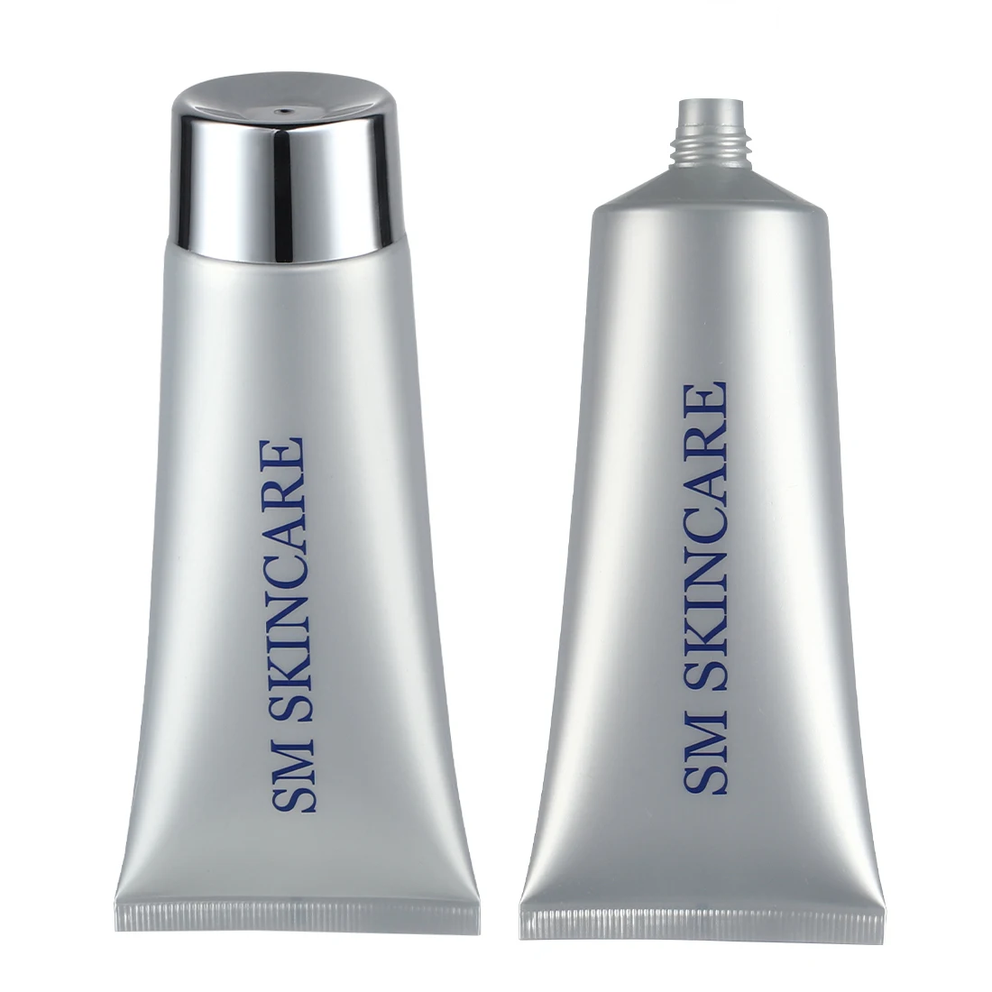 Fashion OEM color 50 75ml 100ml 18mm Cosmetic PE Plastic Squeeze Cream Lotion PE Hose Soft Tube with Aluminum Cap