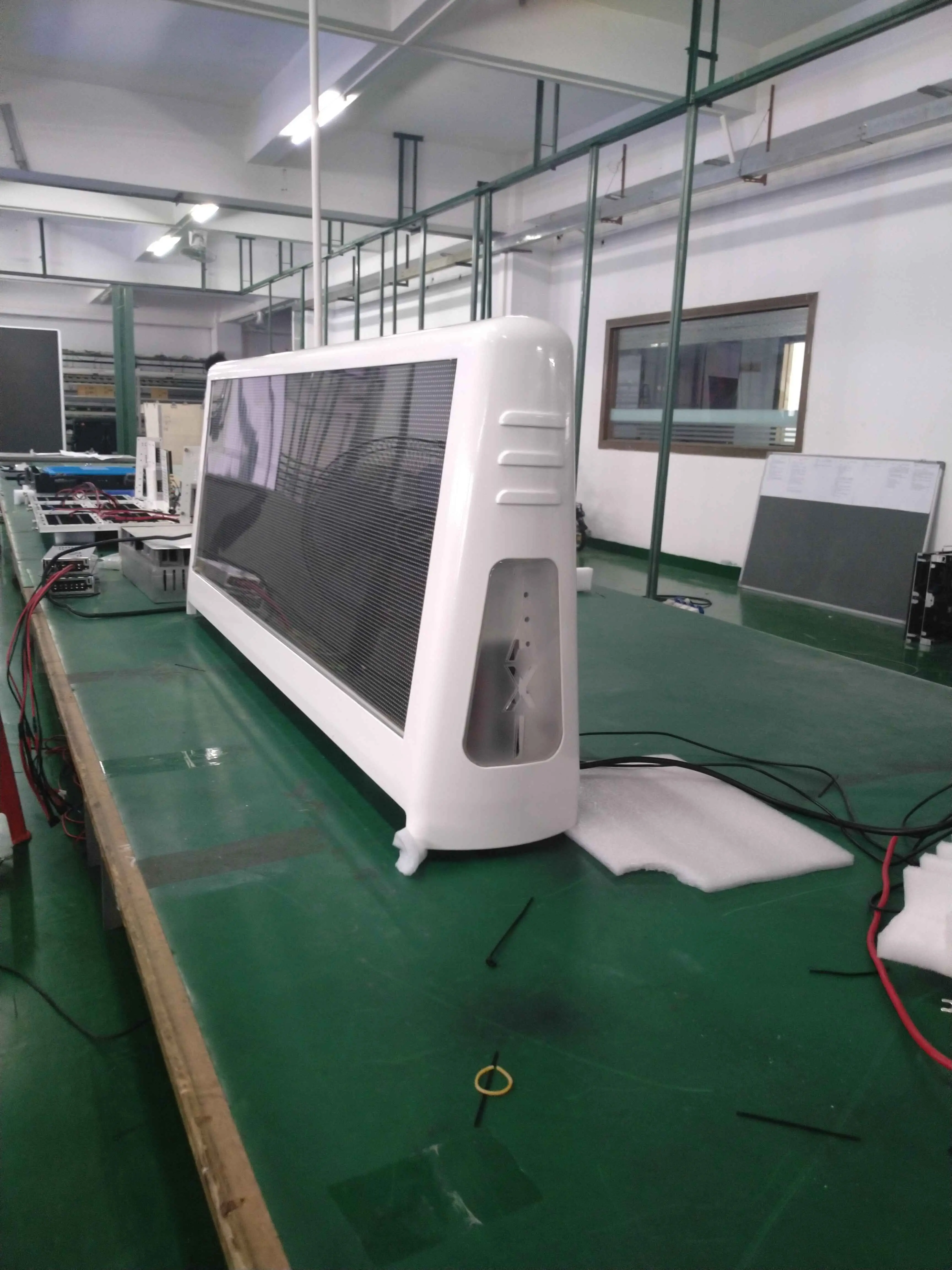 Taxi Led Display Top Car Roof Screen popular wireless For Advertisement with double sides scrolling For Cars High resolution