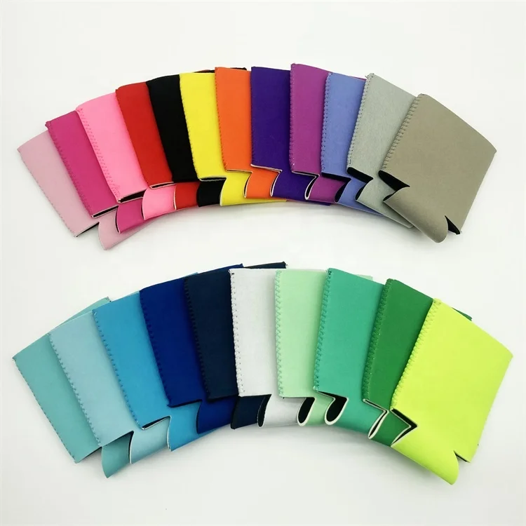 Новое поступление, рекламные сублимационные пустые короткие Кулеры, изолированные неопреновые кулеры для пива, Короткие Кулеры, втулки для HTV