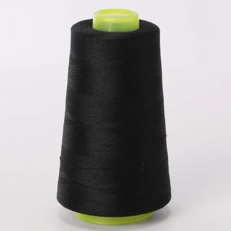 In Stock Wholesale 402 polyester sewing thread Solid Color Dyed  Sewing Thread With 1000 Colors For Garment 3000Y