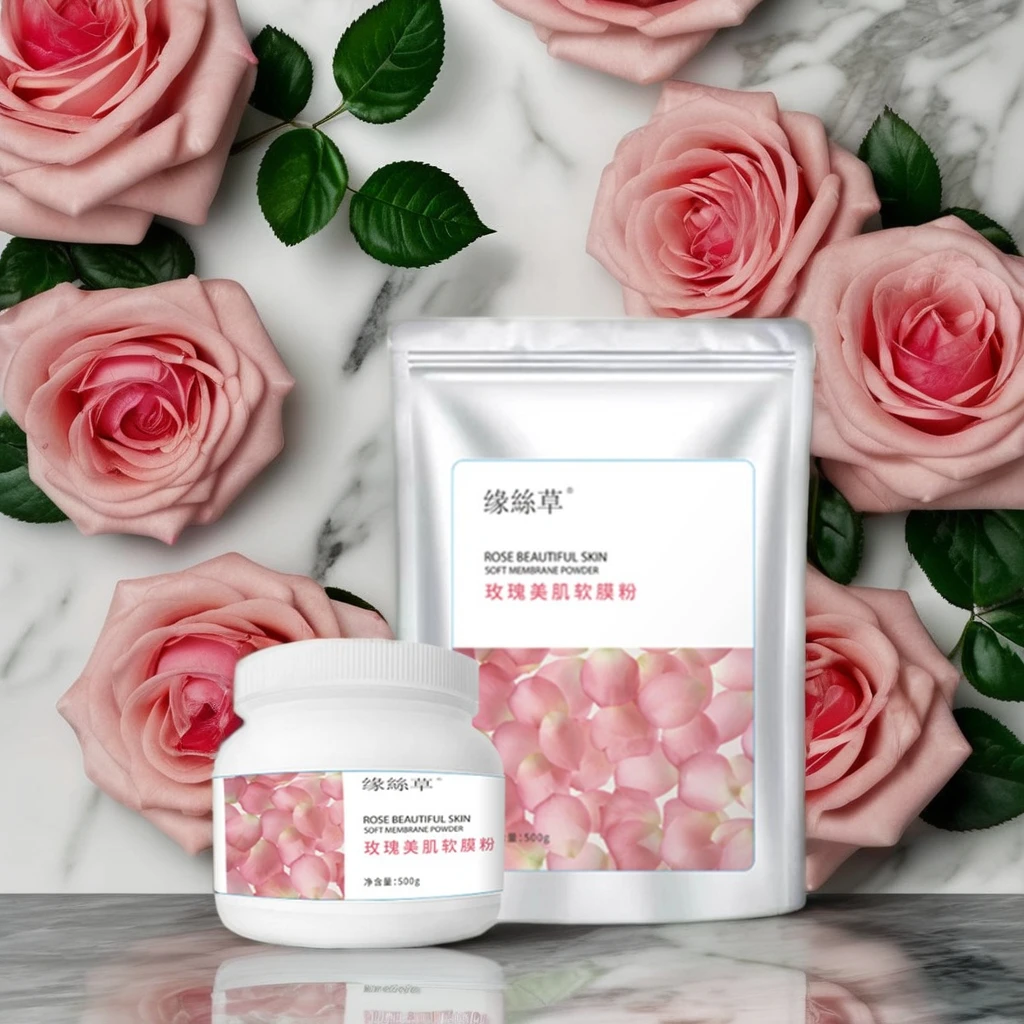 18 Years factory face skin Collagen Facial Serum for Skin Care Anti Aging Facial Crystal Peel Off Hydrogel Rose Powder Mask