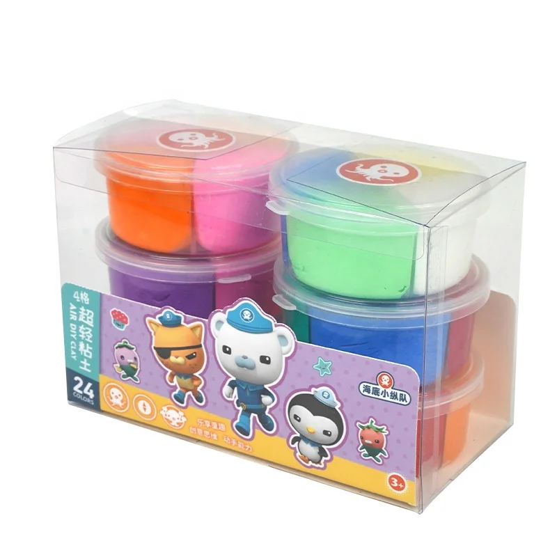 wholesale High Quality boron free Soft Super Light Clay Modeling Air Dry Polymer Clay diy kids crafts