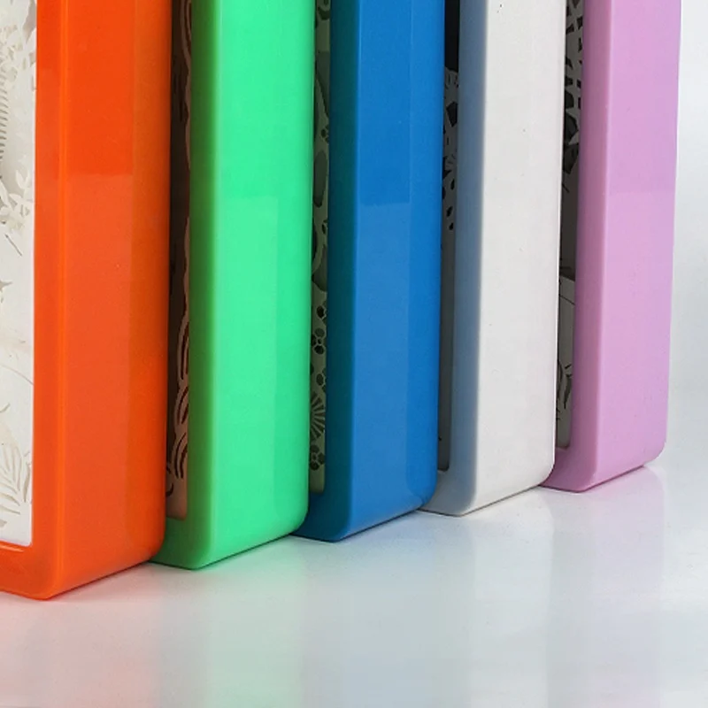 Best Price Wall Art Plastic Photo Frame 3D Shadow Light Box Paper Cut Crafts for Home Decor