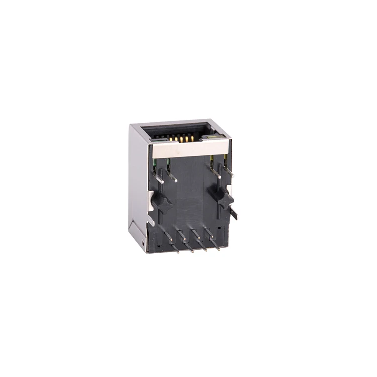 KRJ-138ENL metal shielded 8P8C ethernet jack cat5 RJ45 connector