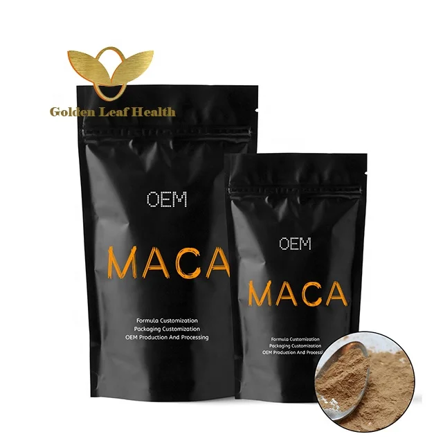 Golden Leaf Health Wholesale Organic Healthcare Supplement Herbal Extract Black Maca Root Extract Powder