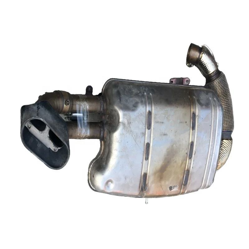 High-quality classic i8 series L12L15LCI rear exhaust pipe muffler three-way catalytic sound wave drum for BMW