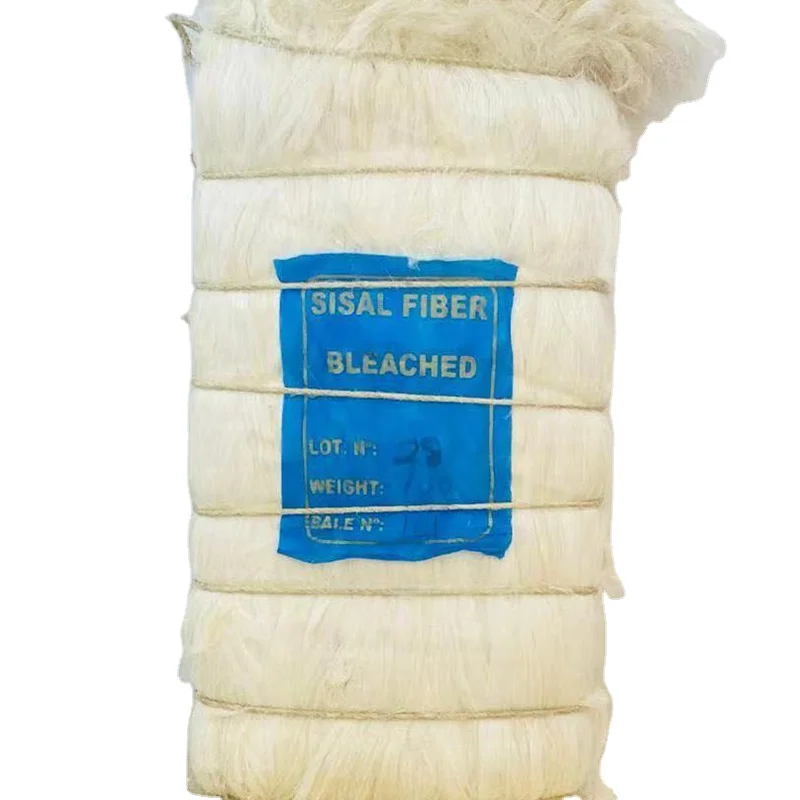 Brazil Bleached Sisal Fiber Super White Color