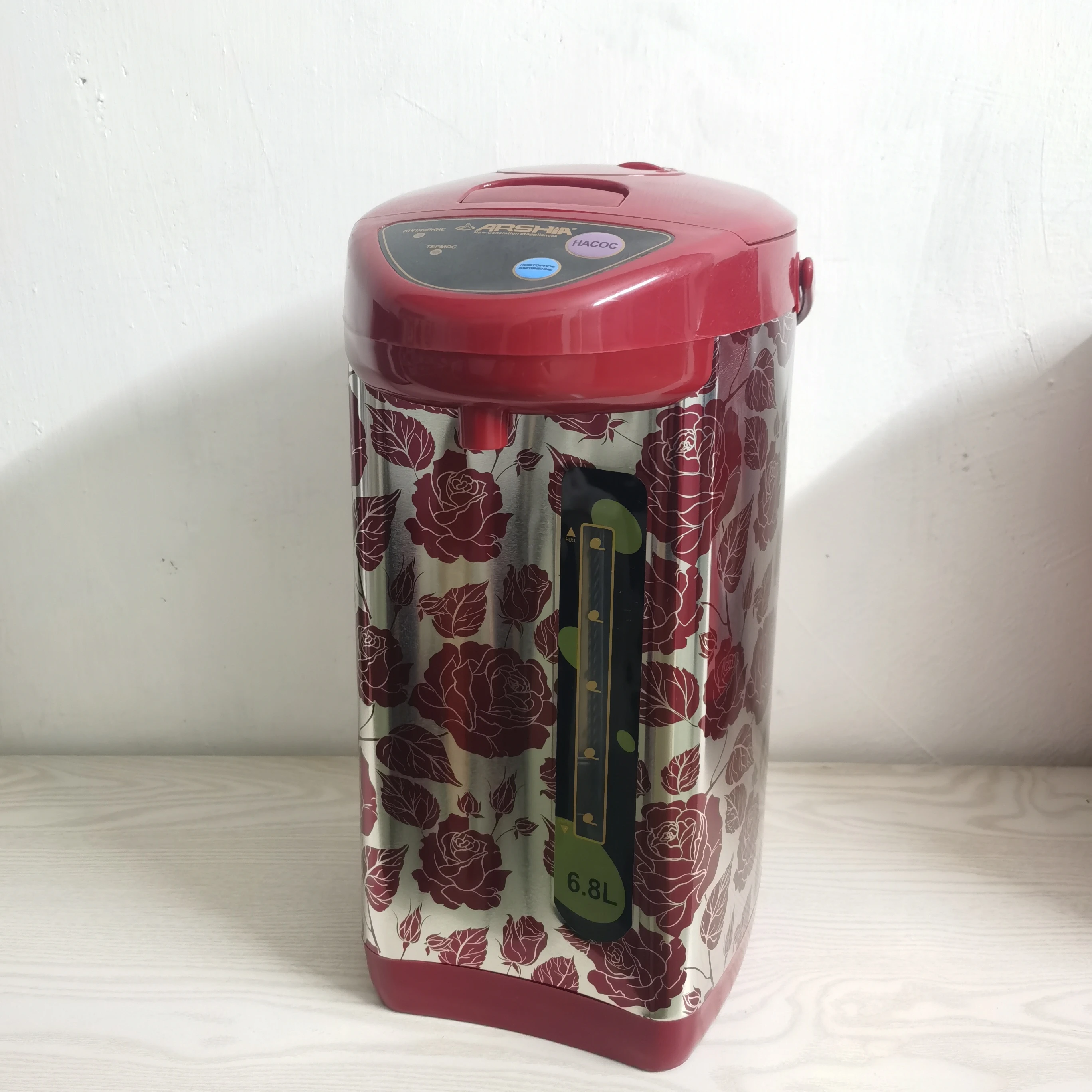 sterilization water pot with 3 way-dispensing auto keep warm 360 rotatable base electric hot pot coffer maker