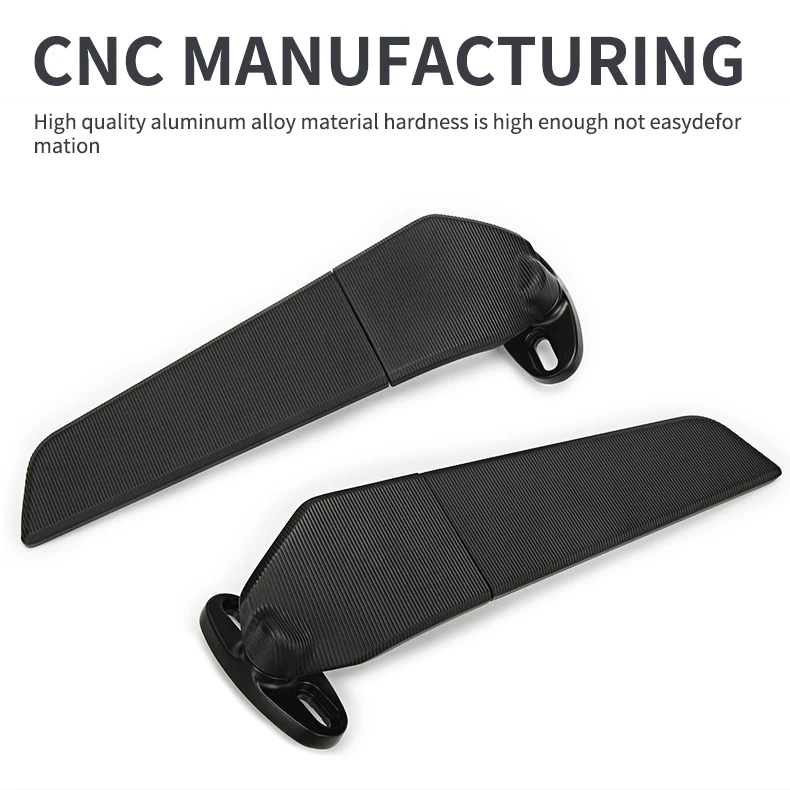 Hot Selling Modification CNC Aluminium Alloy Parts Adjustable Motorcycles Rear View Mirror with LED Indicator Side Mirrors