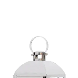 Outdoor Indoor Home Decor Glass Silver  Hot Sale Stainless Steel  Simple silver candle holder Lantern