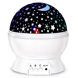 TIANHUA Wireless Star Smart mini 3d Baby Moon galaxy Star led Night light projector For Kids Children Product