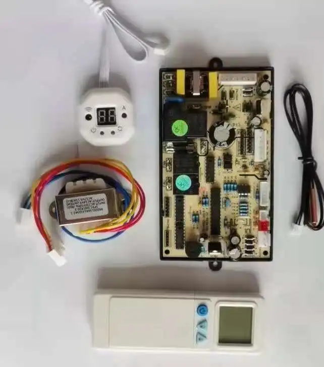 factory sell  air conditioner pcb board control system with big remote kt 1000 auto start double sensor DC pcb