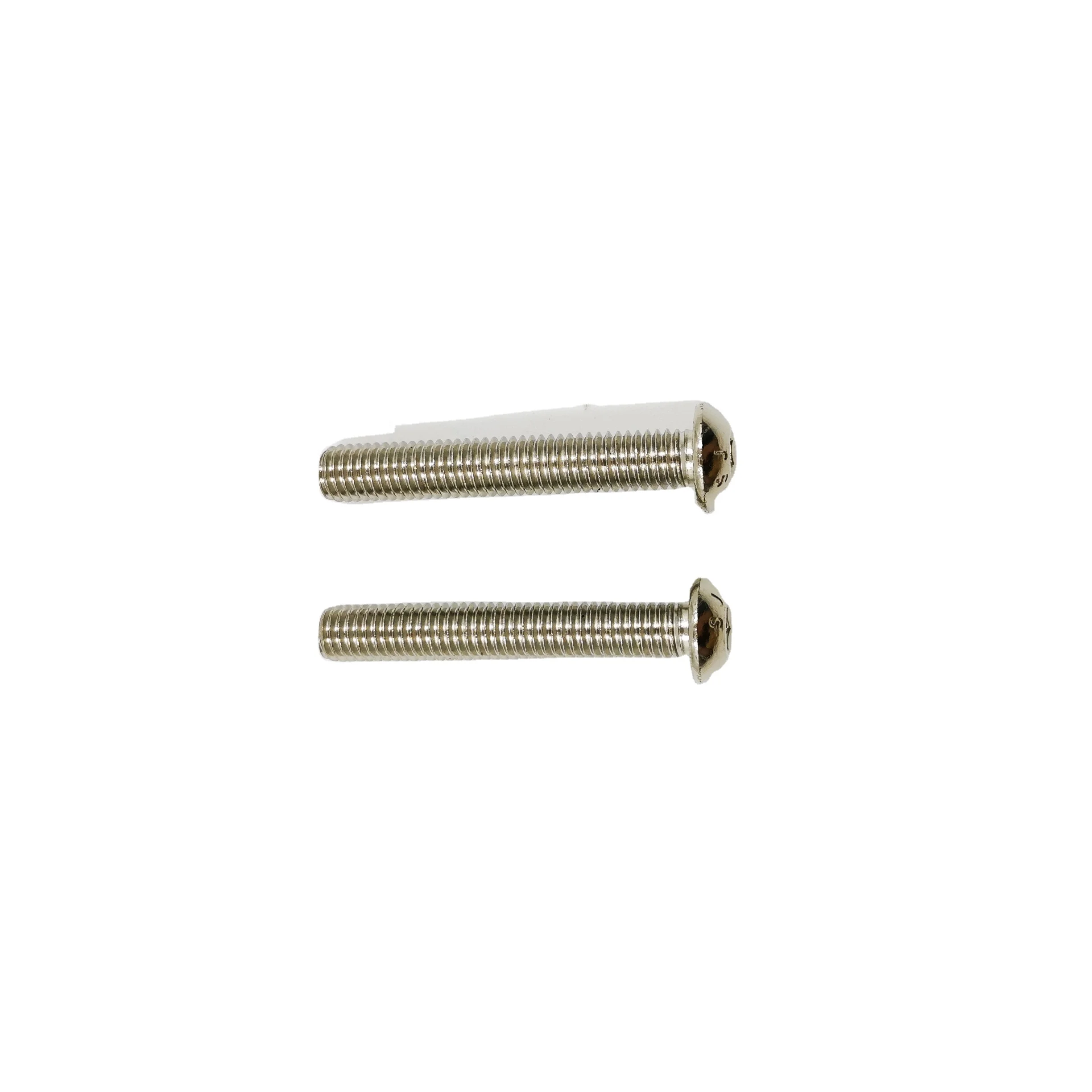 High quality ISO7380 stainless steel 304 316 hex socket pan head screw button head screw hex socket button head Screws M6