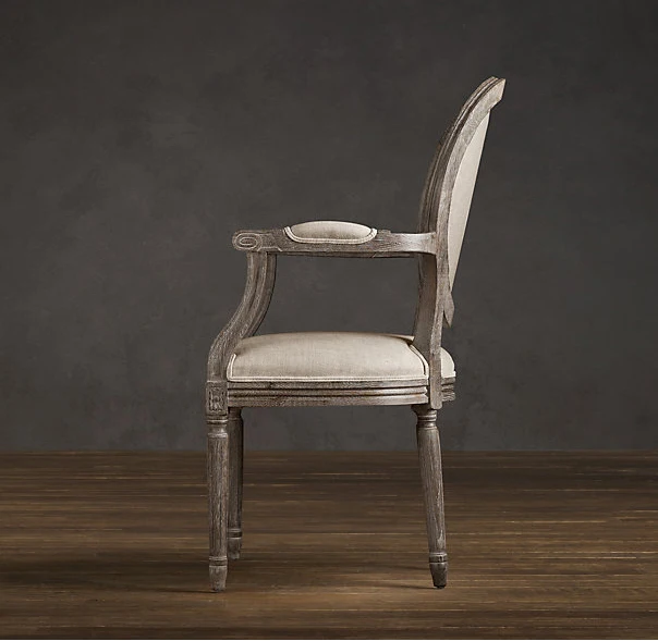 High Quality hotel banquet Restaurant Furniture antique wooden arm chair dining room prices dining