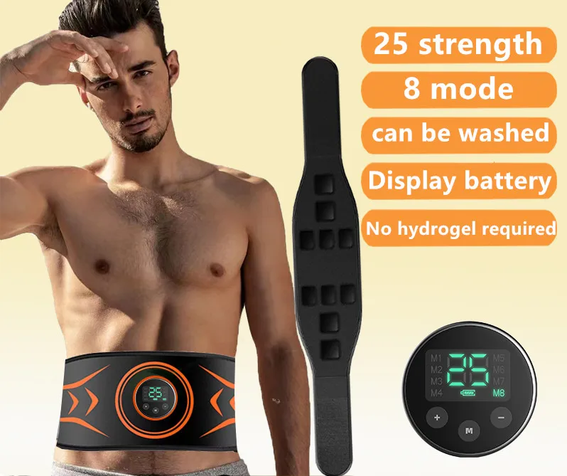 Dropshipping 2023 amazon ebay hot selling  ems belt  abs stimulator muscle toner abs stimulating belt from original factory