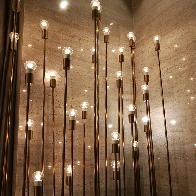 Holiday light landscape decoration custom garden outdoor glass copper led garden light