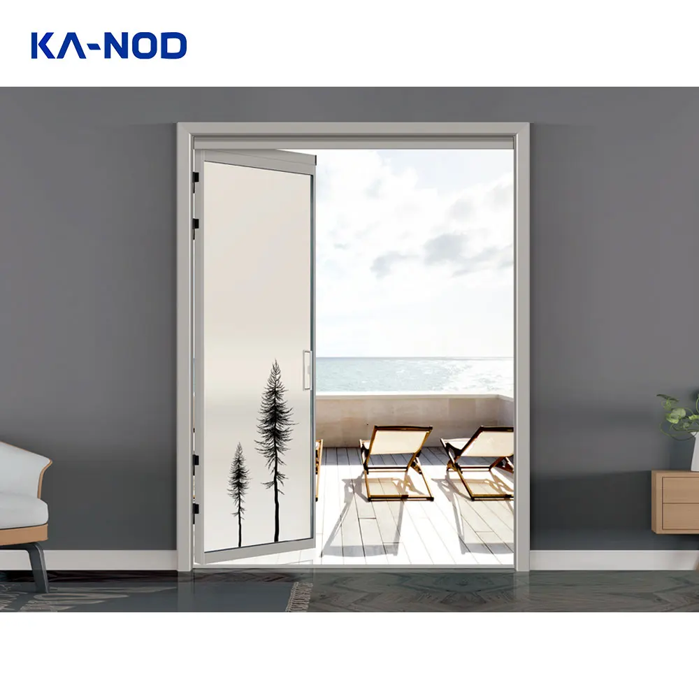 Heavy Duty Australian Patio External Tempered Double Glazed Bathroom Slide And Pivot Aluminium Pt Pd Door