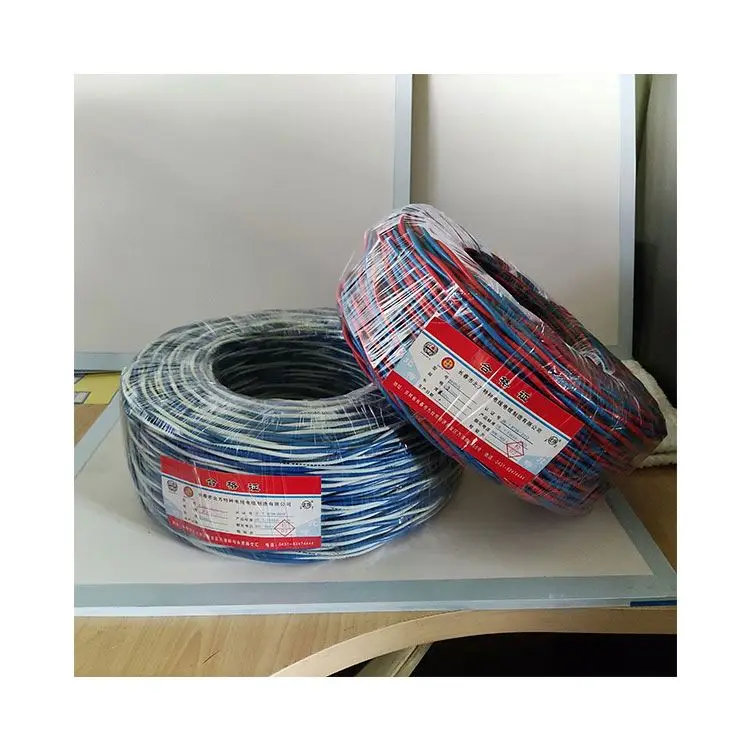 
China Manufacture Quality Copper Conductor Pvc Insulated Flexible Cable Twisted Pair Flexible Wire 