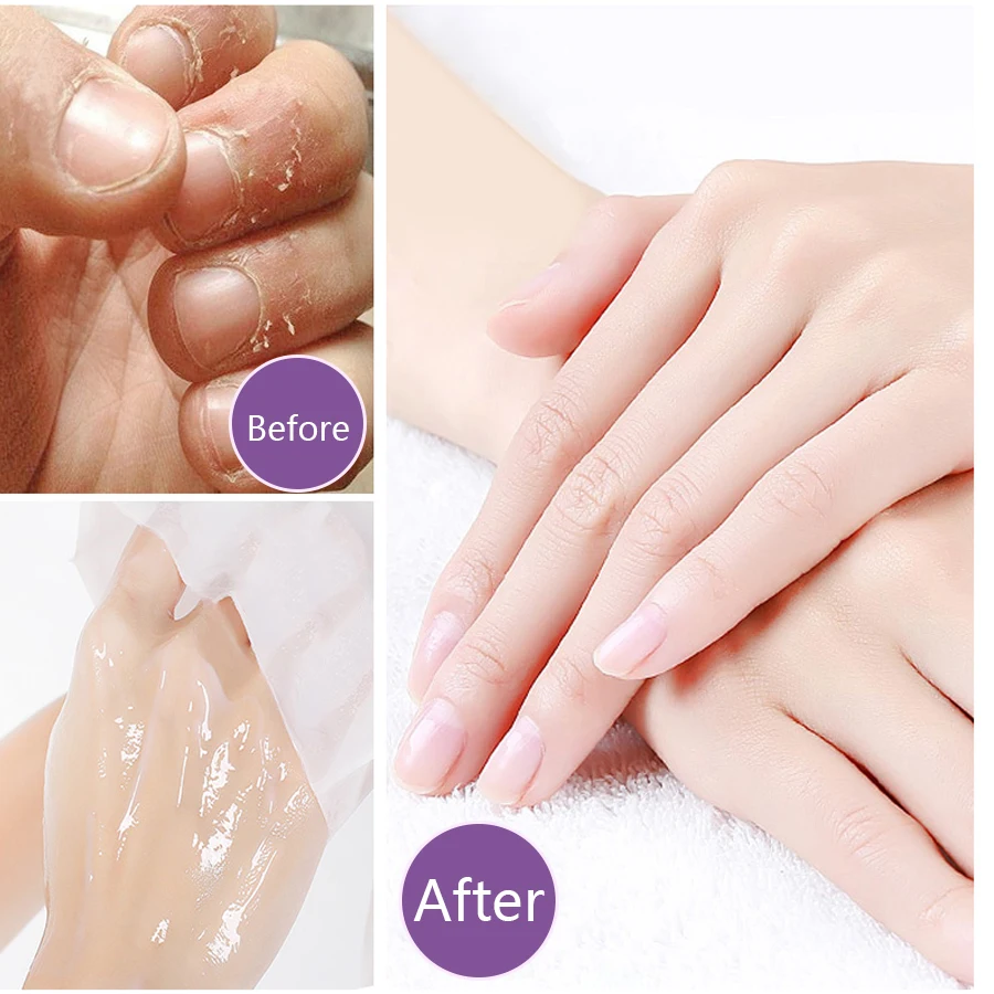 Most Popular Products For Beauty Salons Private Label Collagen Hand Mask Gloves For Aging Hands