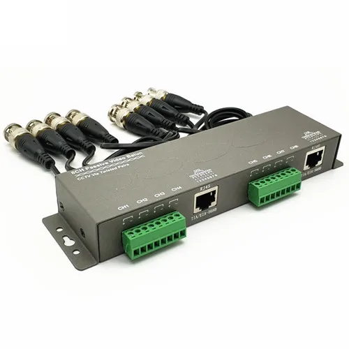 8-CH Passive HDCVI Transceiver, AHD/HDCVI/HDTVI Video Balun over UTP to CCTV