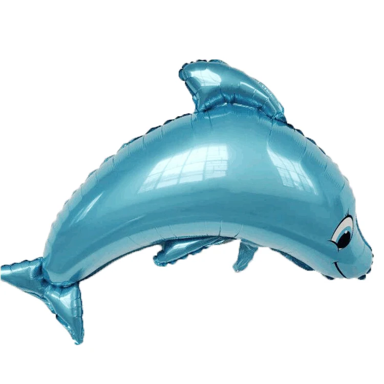 Hot-sale aluminum foil balloon ocean series lobster clown fish shark Whale Tropical fish birthday party decoration balloon