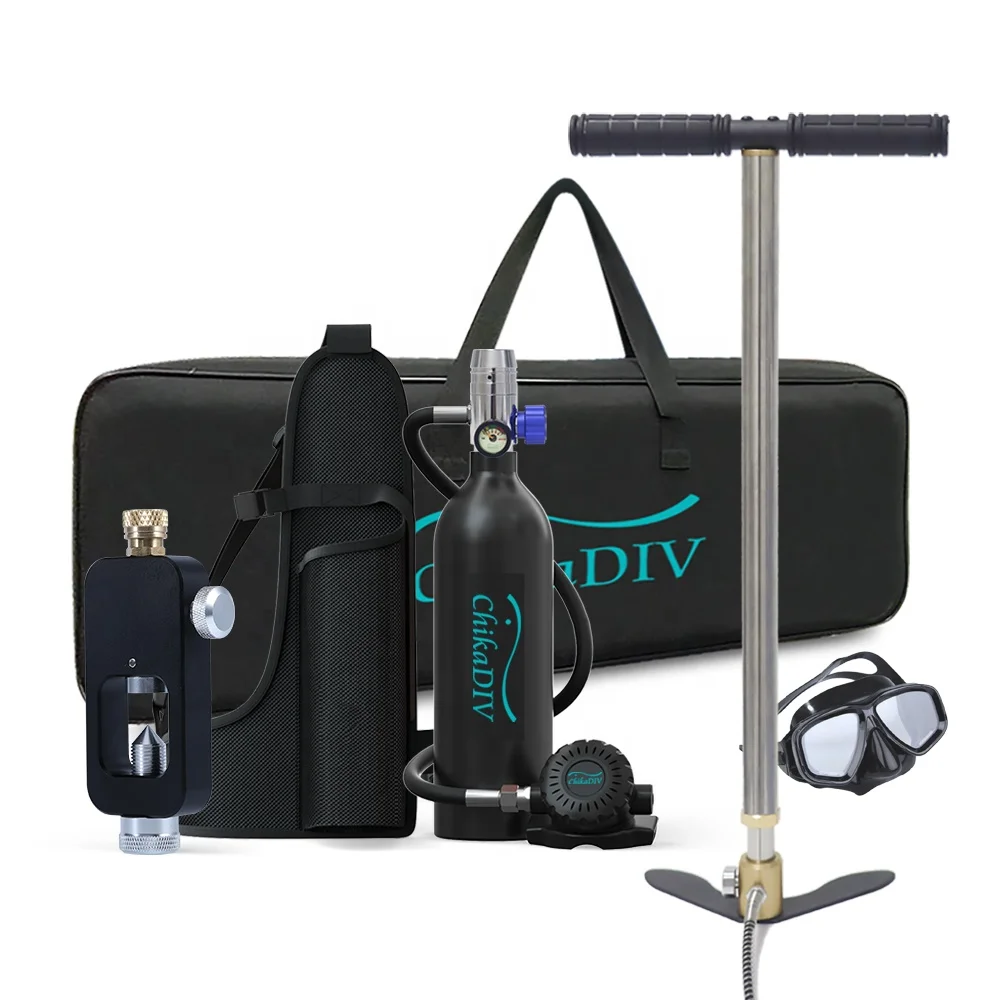 Chikadiv Hot sales Water sports products Snorkeling Mini Oxygen Cylinder dive cylind diving tank