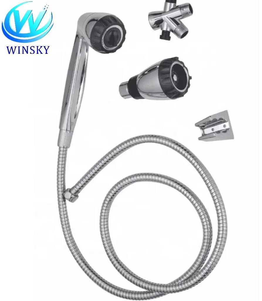 Shower Faucet with Valve, Shower Faucets Sets Complete with 6 Spray Touch-Clean Shower Head, Single Function Shower Trim Kit,