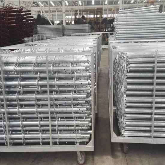 Building metal Standard Vertical Scaffolding Ringlock System