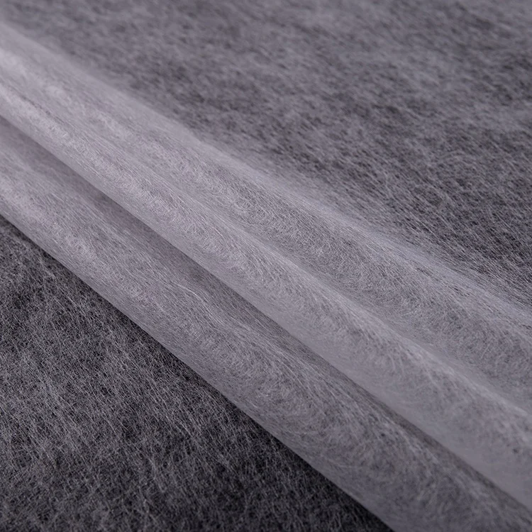 China Supplier factory Double Sided Adhesive Tape Hot Melt Web Fusible Nonwoven Interlining