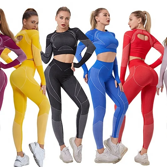 [Free Sample] Yoga Pants Set Apparel Processing Services Slight Customize women yoga pants Athletic Apparel