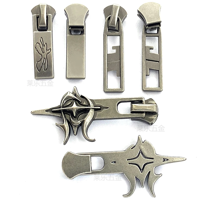 Garment Sewing Accessories zipper pulls Star Shaped Zip For metal Zipper Repair Kits Replacement Zipper Slider