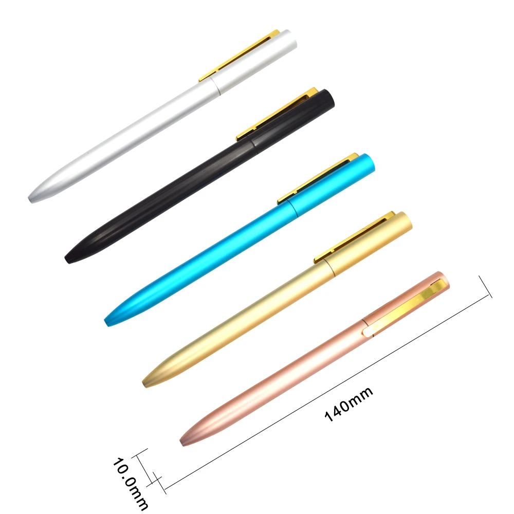School  metal gel pen Long writing large-capacity gel pen office signature pen print logo