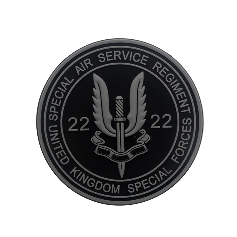 British Special Forces SAS PVC Patch Who Dares Wins BERET Air Service Regiment Patches Badges
