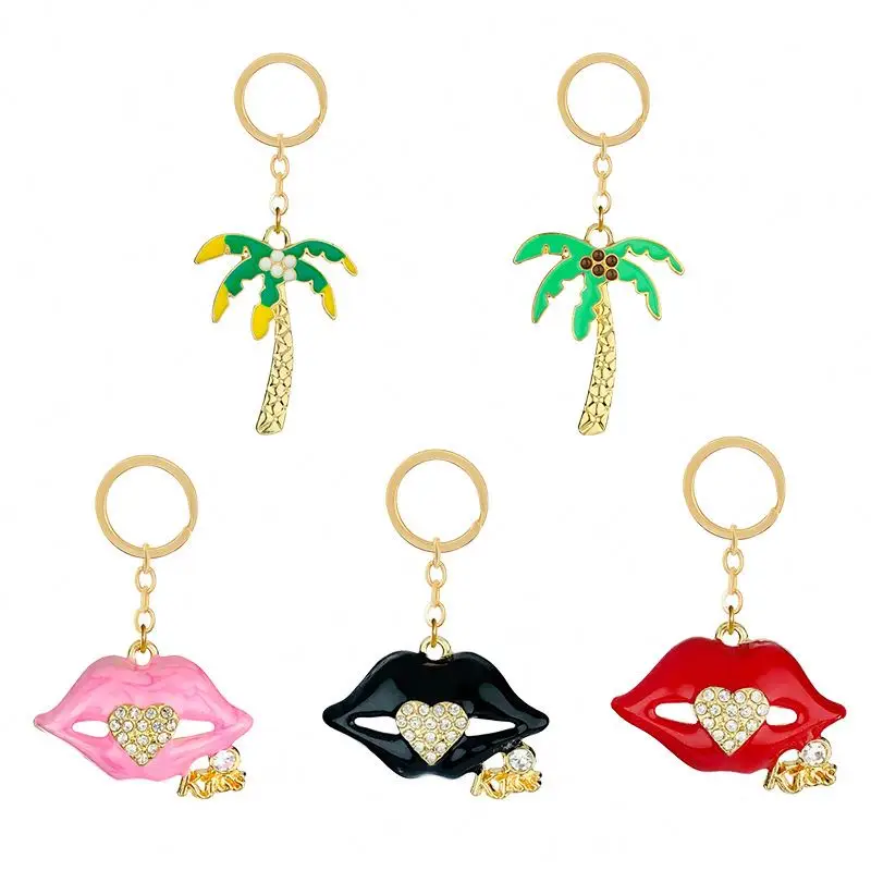 Hot Sale Cartoon  Character Keychains Lovely Key Bag Car Pendant Key Chain Woman Child Girl Toy Key Ring