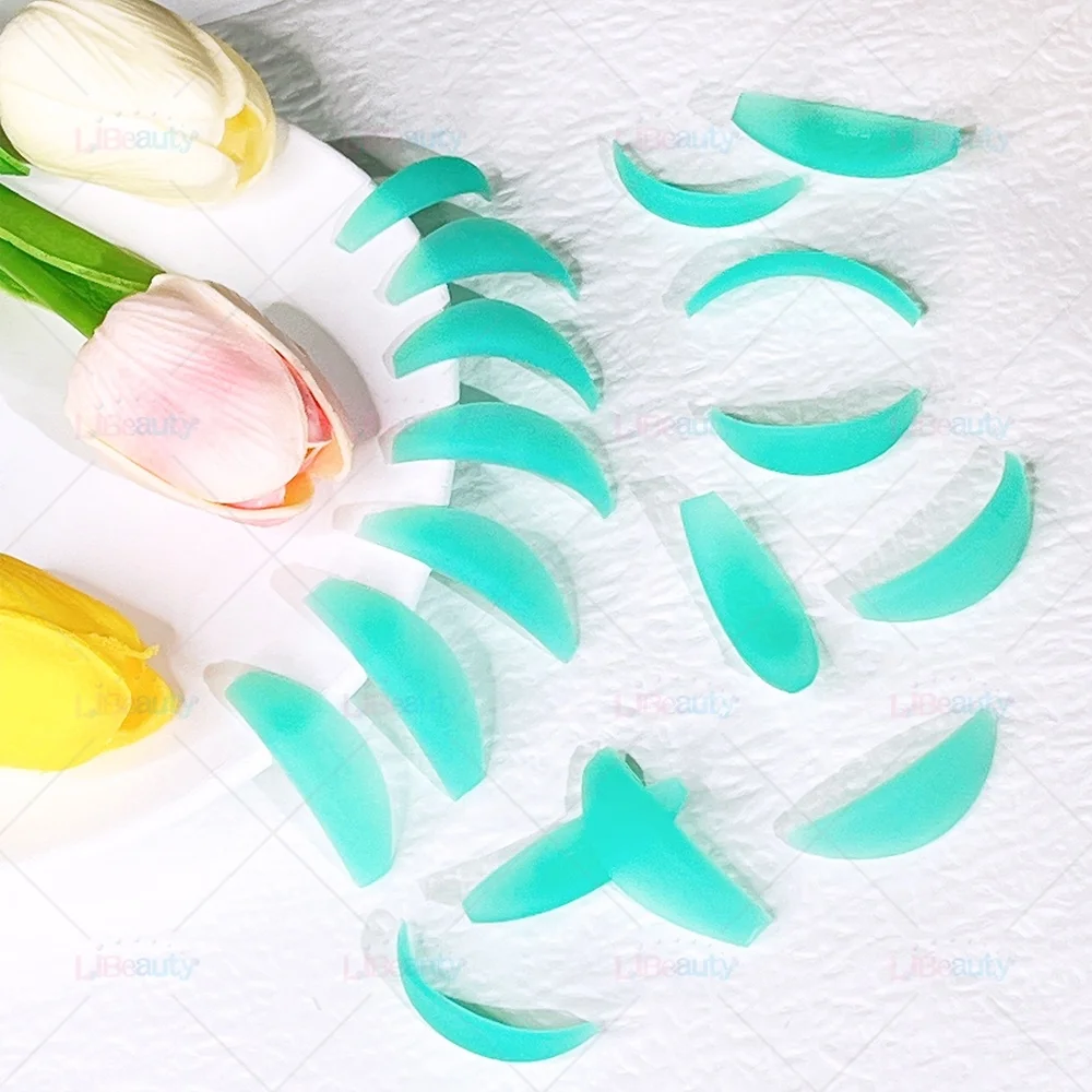 Flex Rod Lash Lift Shield Glueless Silicone Eyelash Lifting Pad Self Sticky 6 Size Eyelash Perm Rod for Upper and Lower Eyelid